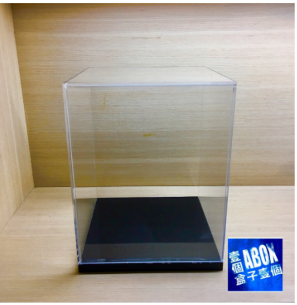 高透光壓克力防塵滑門展示盒(內20x20x25)2